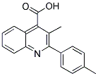 3-METHYL-2-P-TOLYL-QUINOLINE-4-CARBOXYLIC ACID Struktur