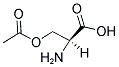 3-(ACETYLOXY)-2-AMINOPROPANOIC ACID Struktur