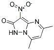 5,7-DIMETHYL-3-NITROPYRAZOLO[1,5-A]PYRIMIDIN-2(1H)-ONE Struktur