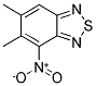 5,6-DIMETHYL-4-NITRO-2,1,3-BENZOTHIADIAZOLE Struktur