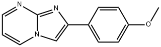 4-IMIDAZO[1,2-A]PYRIMIDIN-2-YLPHENYL METHYL ETHER Struktur