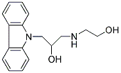 1-CARBAZOL-9-YL-3-(2-HYDROXY-ETHYLAMINO)-PROPAN-2-OL Struktur