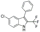 5-CHLORO-3-PHENYL-2-(TRIFLUOROMETHYL)-1H-INDOLE Struktur