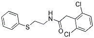 2-(2,6-DICHLOROPHENYL)-N-[2-(PHENYLSULFANYL)ETHYL]ACETAMIDE Struktur