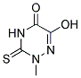 1,2,4-TRIAZINE-2-METHYL-6-HYDROXY-3-THIO-5-ONE Struktur