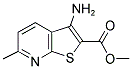 METHYL 3-AMINO-6-METHYLTHIOPHENO[2,3-B]PYRIDINE-2-CARBOXYLATE Struktur