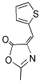 (4E)-2-METHYL-4-(THIEN-2-YLMETHYLENE)-1,3-OXAZOL-5(4H)-ONE Struktur