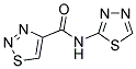 N-(1,3,4-THIADIAZOL-2-YL)-1,2,3-THIADIAZOLE-4-CARBOXAMIDE Struktur