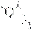 (RS)-4-(N-METHYL-N-NITROSAMINO)-1-(3-PYRIDYL)-1-BUTANONE, [PYRIDYL-5-3H]- Struktur