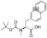 BOC-N-METHYL-L-2-NAPHTHYLALANINE Struktur