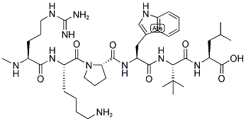 NALPHAME-ARG-LYS-PRO-TRP-TLE-LEU Struktur