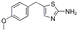 5-(4-METHOXY-BENZYL)-THIAZOL-2-YLAMINE Struktur