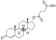 4-ANDROSTEN-17-ALPHA-OL-3-ONE HEMISUCCINATE Struktur