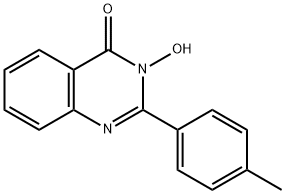 3-HYDROXY-2-(4-METHYLPHENYL)-4(3H)-QUINAZOLINONE Struktur