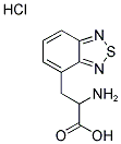 4-(2-AMINO-2-CARBOXYETHYL)BENZO[C]-2,1,3-THIADIAZOLE, HYDROCHLORIDE Struktur