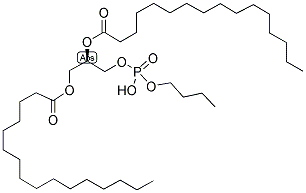 1,2-DIPALMITOYL-SN-GLYCERO-3-PHOSPHOBUTANOL (SODIUM SALT) Struktur