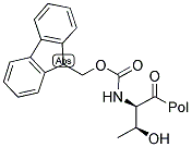 FMOC-D-THR(TBU)-WANG RESIN Struktur