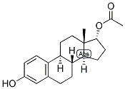 1,3,5(10)-ESTRATRIEN-3,17-ALPHA-DIOL 17-ACETATE Struktur