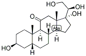 5-BETA-PREGNAN-3-BETA, 17,20-BETA, 21-TETROL-11-ONE Struktur