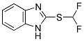 2-[(DIFLUOROMETHYL)THIO]-1H-BENZIMIDAZOLE Struktur