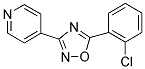 4-[5-(2-CHLOROPHENYL)-1,2,4-OXADIAZOL-3-YL]PYRIDINE Struktur