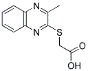 [(3-METHYLQUINOXALIN-2-YL)THIO]ACETIC ACID Struktur