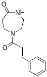 1-(3-PHENYL-(2E)-PROPENOYL)-2,3,6,7-TETRAHYDRO-(1H)-1,4-DIAZEPIN-5(4H)-ONE Struktur