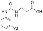 3-(([(3-CHLOROPHENYL)AMINO]CARBONYL)AMINO)PROPANOIC ACID Struktur