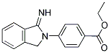 4-(1-IMINO-1,3-DIHYDRO-ISOINDOL-2-YL)-BENZOIC ACID ETHYL ESTER Struktur