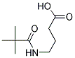 4-[(2,2-DIMETHYLPROPANOYL)AMINO]BUTANOIC ACID Struktur