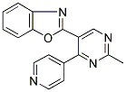 2-[2-METHYL-4-(PYRIDIN-4-YL)PYRIMIDIN-5-YL]BENZOXAZOLE Struktur