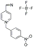 4-CYANO-1-(4-NITROBENZYL)PYRIDINIUM TETRAFLUOROBORATE Struktur