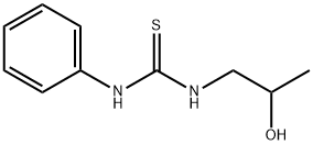 1-(2-HYDROXY-PROPYL)-3-PHENYL-THIOUREA Struktur