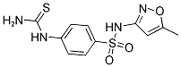 N-(5-METHYL-ISOXAZOL-3-YL)-4-THIOUREIDO-BENZENESULFONAMIDE Struktur