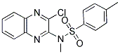 N-(3-CHLORO-QUINOXALIN-2-YL)-4,N-DIMETHYL-BENZENESULFONAMIDE Struktur