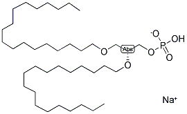 1,2-DI-O-OCTADECYL-SN-GLYCERO-3-PHOSPHATIDIC ACID Struktur