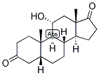 5BETA-ANDROSTAN-11ALPHA-OL-3,17-DIONE Struktur