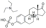 1,3,5(10)-ESTRATRIEN-3-OL-17-ONE SULPHATE, TRIETHYL AMMONIUM SALT Struktur