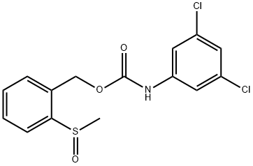 2-(METHYLSULFINYL)BENZYL N-(3,5-DICHLOROPHENYL)CARBAMATE Struktur