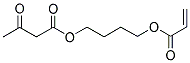 ACRYLIC ACID 4-(3-OXOBUTYRYLOXY) BUTYL ESTER Struktur