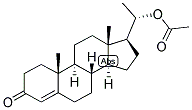 4-PREGNEN-20-ALPHA-OL-3-ONE ACETATE Struktur