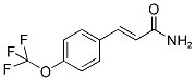 3-[4-(TRIFLUOROMETHOXY)PHENYL]ACRYLAMIDE Struktur