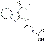 2-(3-CARBOXY-ACRYLOYLAMINO)-4,5,6,7-TETRAHYDRO-BENZO[B]THIOPHENE-3-CARBOXYLIC ACID METHYL ESTER Struktur