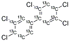 13C12-2,3',4,4',5-PENTACHLOROBIPHENYL Struktur