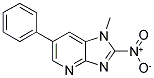 1-METHYL-2-NITRO-6-PHENYLIMIDAZO[4,5-B]PYRIDINE Struktur