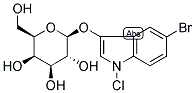 5-BROMO-1-CHLORO-3-INDOLYL-BETA-D-GALACTOPYRANOSIDE Struktur