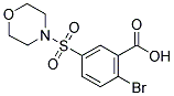 2-BROMO-5-(MORPHOLIN-4-YLSULFONYL)BENZOIC ACID Struktur