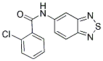 N-(2,1,3-BENZOTHIADIAZOL-5-YL)-2-CHLOROBENZAMIDE Struktur