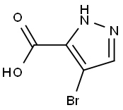 4-BROMO-5-PYRAZOLECARBOXYLIC ACID Struktur