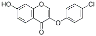 3-(4-CHLORO-PHENOXY)-7-HYDROXY-CHROMEN-4-ONE Struktur